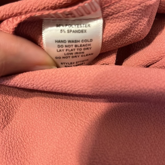 NWT - Monteau Off The Shoulder Rose Pink Top/ Size Large - Picture 9 of 9